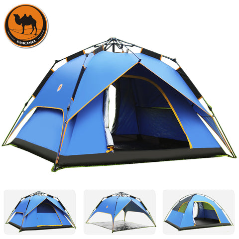 Hydraulic square top Fully-automatic outdoor camping tent