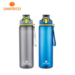 Santeco Lightweight Bottle for Water BPA-free Tritan Flask Water Bottle 500ml 800ml