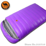 Camel ultralight camping double sleeping bag winter autumn