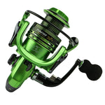 Fishing Reel Spinning Wheel 13+1 BB 1000 - 7000 Series 5.5:1 4.7:1 Fresh Green Luxury Christmas Red EVA Handle Interchangeable