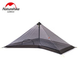 new arrival Naturehike 1 Man Tarp Tent Single Person None Pole  Hiking Camping Tents