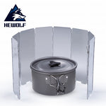 Hewolf Outdoor Camping Stove Windproof Shield Foldable Lightweight Stove