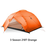 3F UL GEAR 3 Person Camping Tent 15D Silicone 210T