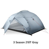 3F UL GEAR 3 Person Camping Tent 15D Silicone 210T