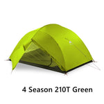 3F UL GEAR 3 Person Camping Tent 15D Silicone 210T