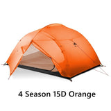 3F UL GEAR 3 Person Camping Tent 15D Silicone 210T